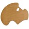 New Wave Art Wood Palette - 20-1/2" x 16" x 1/5", Expressionist Confidant, Left Hand
